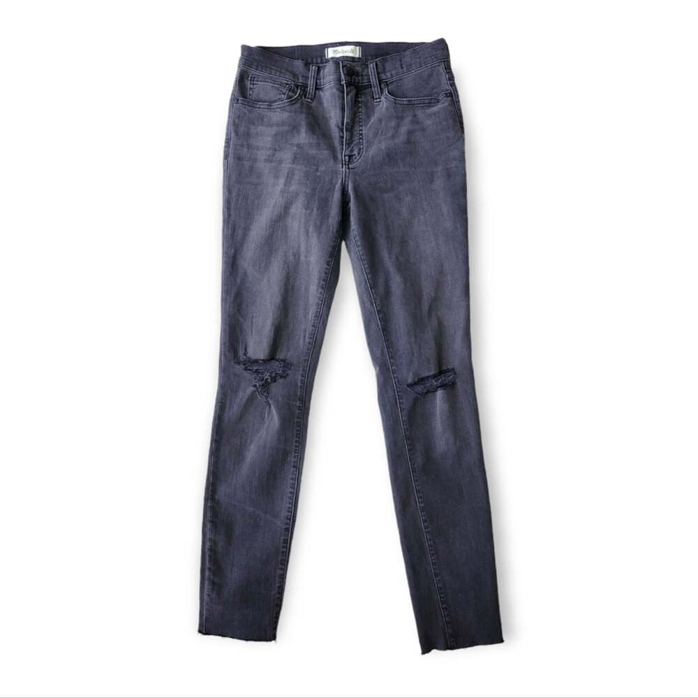 Madewell 9'' Mid-Rise Skinny Jeans in Black Sea 28